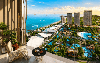 Hệ thống căn hộ cao cấp Sun Group Vũng Tàu thiết kế hiện đại sở hữu tầm nhìn trực diện ôm trọn cảnh quan đại dương.