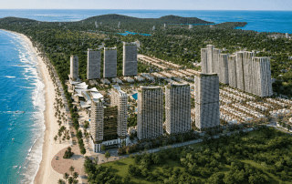Phối cảnh tổng thể siêu dự án Sun Group Vũng Tàu quy mô hơn 90ha tọa lạc đắc địa ngay mặt tiền đại lộ ba tháng hai.