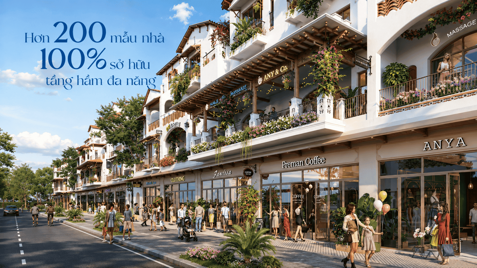 Tuyến nhà phố thương mại shophouse Sun Group Vũng Tàu hứa hẹn trở thành tâm điểm mua sắm giải trí sầm uất bậc nhất. Vị trí các sản phẩm thấp tầng gồm nhà phố 4m, nhà phố 8m và biệt thự sẽ mở bán đợt đầu tại dự án Sun Group Vũng Tàu.